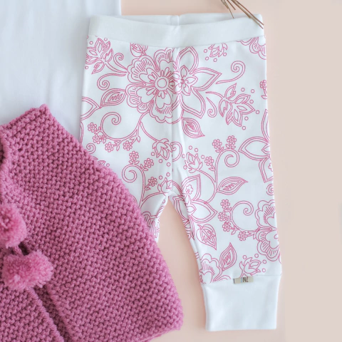 Pantalon mandalas uva