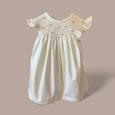 Vestido punto smock Clara - comprar online