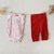 Conjunto Rocio: Body estampado y pantalon