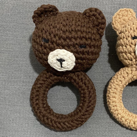 Agarrador osito chocolate