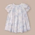 Vestido de Lino Bordado Punto Smock Montpellier