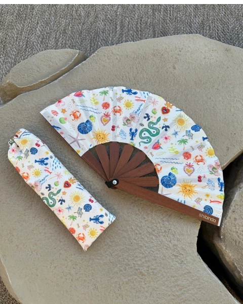 Abanico pocket SHELL crudo - comprar online