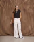 Wide leg CATAMARCA crudo - comprar online