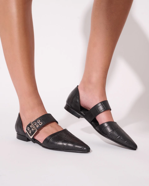 Chata BELFAST CROCO negro