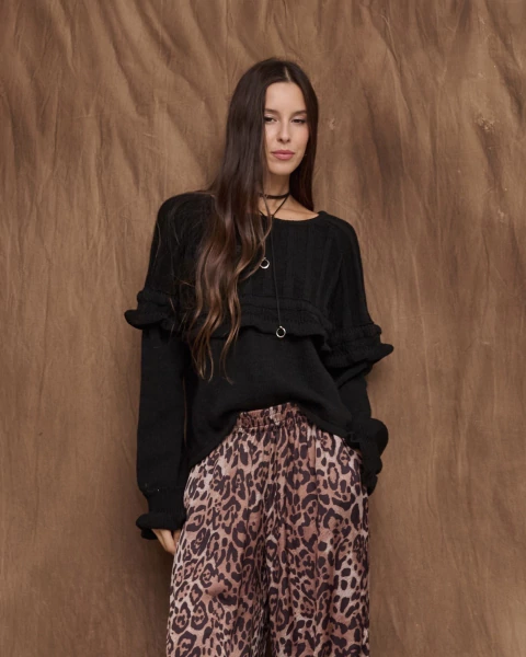 Sweater MINERVA negro - comprar online