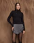 Falda MILELIA gris - comprar online