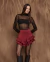 Falda MILELIA bordo - comprar online