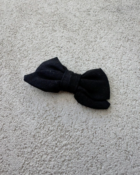 Moño GRANDE HEBILLA negro