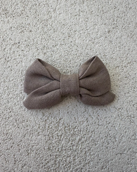 Moño GRANDE HEBILLA visón