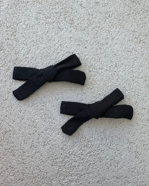 Pack MOÑO CHICO HEBILLA negro