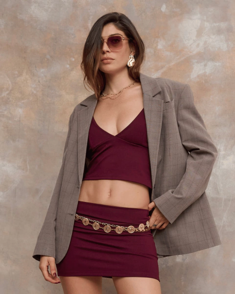 Top TIBETANO bordo - comprar online