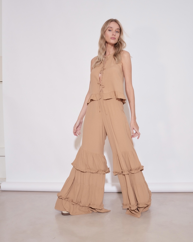 Pantalon Alanis Camel thumbnail 2