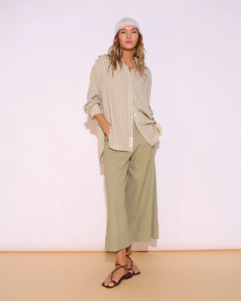 Pantalon CARACOL verde seco - buy online