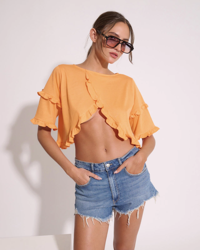 Remera Ingrid Naranja thumbnail 2
