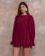 Vestido BADAMI bordo - buy online