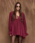 Vestido BADAMI bordo on internet