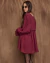 Vestido BADAMI bordo - Shibinda 