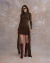 Vestido SAGAR chocolate - comprar online