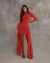 Vestido SAGAR rojo - tienda online