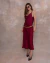Vestido MILELIA wine