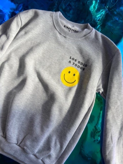 Buzo Smiley negro - comprar online