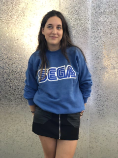 Buzo Sega azul en internet