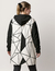 Campera Larga CAM-31 Poligonos Blancos en internet