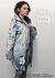 Campera Larga CAM-44 Flores pastel - comprar online