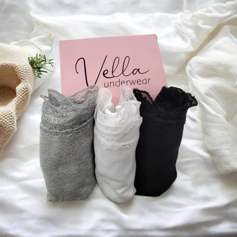 Colaless Vella Cintura de Puntilla (PACK X3) ARTICULO 33