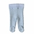 Calça Punho Bebê Jacquard de Algodão Pima - Azul Celeste