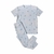 Pijama Infantil Masculino e Feminino na estampa Arara blusa manga curta e calça