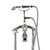 Salida de tina al piso FS-005C Cromo - comprar en línea