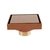 Coladera 10x10 Laton Rose Gold - comprar en línea