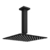 Regadera Sahara 30cm Negro mate con brazo a muro - comprar en línea
