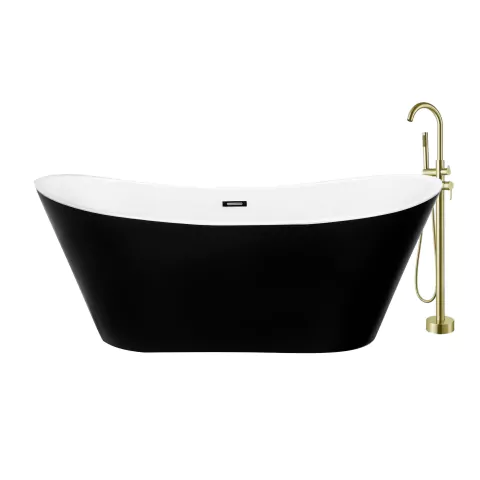 Tina Moorea 170 blanco y negro con FS001 Dorado