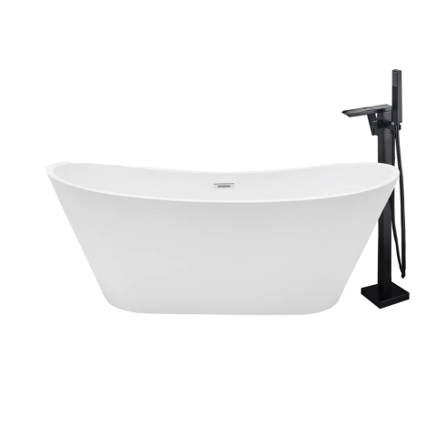 Tina Moorea 170 blanco con FS002 Negro mate