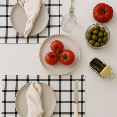 Manteles antimanchas nórdicos