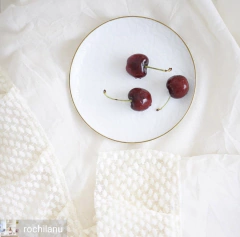 Manteles Off White con puntillas - Belove Deco