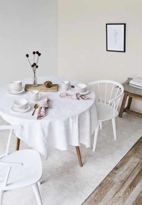 Manteles lisos de gasa de tusor