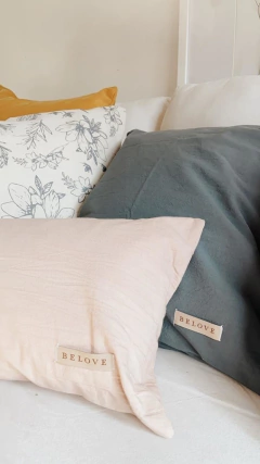 ALMOHADONES Lisos de tusor 50x30 cm - Belove Deco