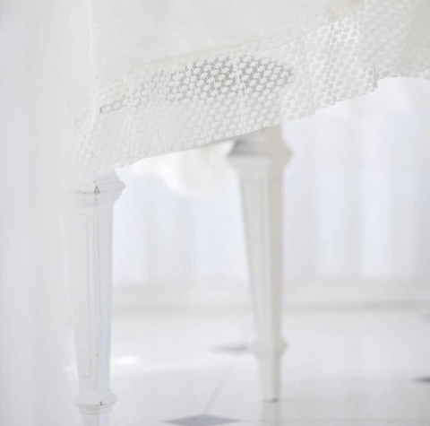 Manteles Off White con puntillas - tienda online