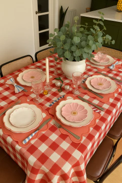 Antimanchas cuadrille VICHY desde $12384 con transferencia en internet