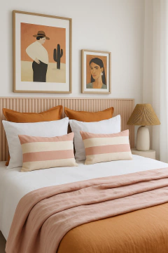 Almohadones RAYADOS desde $10330 con tranferencia - Belove Deco