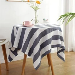 Manteles con rayas plomo SECADO EXPRESS - tienda online
