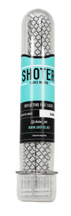Cordones Reflectivos Flat Lisos Shoter - SILBECO