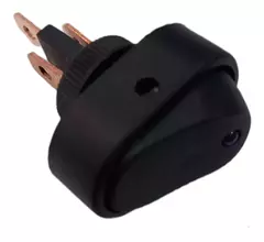 Imagen de Tecla Led 1 Punto Oval 12v16a