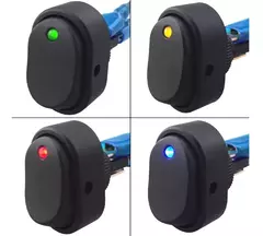Tecla Led 1 Punto Oval 12v16a - comprar online