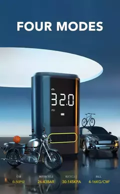 Mini Compresor Aire Eléctrico Recargable Oregon - SILBECO