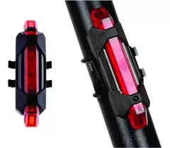 Luz Bicicleta Recargable Usb Blanco - Rojo en internet