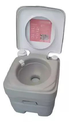 Inodoro Químico Portatil 20l Con Piston - SILBECO